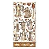 Coffee And Chocolate - Stamperia Collectables 6"X12" 10/Pkg