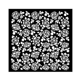 Precious Roses Pattern - Stamperia Stencil 7"X7"
