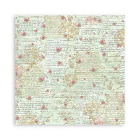 Precious - Stamperia Polyester Fabric 12"X12" 4/Pkg