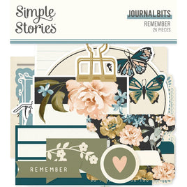 Journal - Remember Bits & Pieces Die-Cuts 26/Pkg