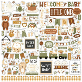 Elements - Special Delivery Baby Cardstock Stickers 12"X12"