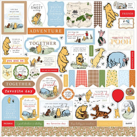 Elements - Winnie The Pooh Cardstock Stickers 12"X12"