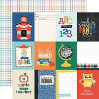 Off To School - Echo Park Double-Sided Paper Pad 6"X6" 24/Pkg