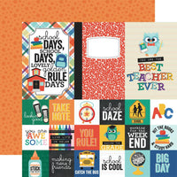 Off To School - Echo Park Double-Sided Paper Pad 6"X6" 24/Pkg