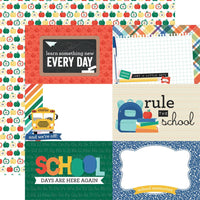 Off To School - Echo Park Double-Sided Paper Pad 6"X6" 24/Pkg