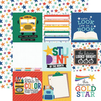 Off To School - Echo Park Double-Sided Paper Pad 6"X6" 24/Pkg