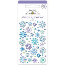 Snow Colorful - Doodlebug Sprinkles Adhesive Enamel Shapes
