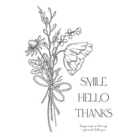 A Friend Like You Bouquet - Spellbinders BetterPress Press Plate From The Pressed Posies