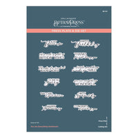 You Are Everything Sentiments - Spellbinders BetterPress Press Plate And Die From The Presse