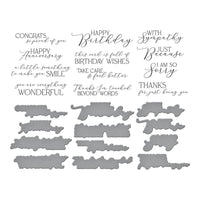 You Are Everything Sentiments - Spellbinders BetterPress Press Plate And Die From The Presse