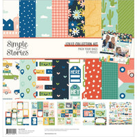 Pack Your Bags - Simple Stories Collection Kit 12"X12"
