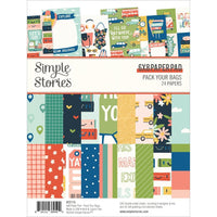 Pack Your Bags - Simple Stories Double-Sided Paper Pad 6"X8" 24/Pkg
