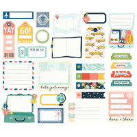 Journal - Pack Your Bags Bits & Pieces Die-Cuts 26/Pkg