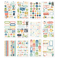 Pack Your Bags - Simple Stories Sticker Book 12/Sheets