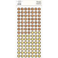 Type Keys Warm - Simple Vintage Essentials Color Palette Foam Stickers 210/Pk