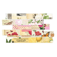 Warm - Simple Vintage Essentials Color Palette Washi Tape 6/Pkg