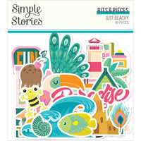 Just Beachy Bits & Pieces Die-Cuts 60/Pkg