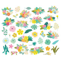 Floral - Just Beachy Bits & Pieces Die-Cuts 39/Pkg