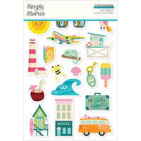 Just Beachy - Simple Stories Sticker Book 12/Sheets