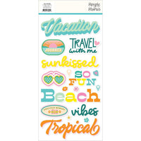 Just Beachy Foam Stickers 33/Pkg