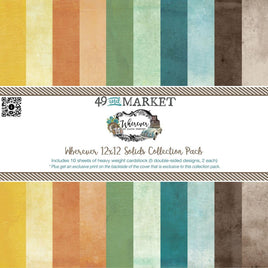 Wherever Solids - 49 And Market Collection Pack 12"X12"