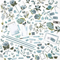 Elements - Color Swatch: Teal Mini Laser Cut Outs