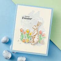 Spring Bunnies, Spring Sampler - Spellbinders Press Plate & Die By Simon Hurley