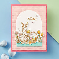 Spring Bunnies, Spring Sampler - Spellbinders Press Plate & Die By Simon Hurley