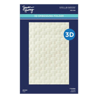 Woven, Spring Sampler - Spellbinders 3D Embossing Folder By Simon Hurley