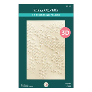 Bee-Cause, Through The Arbor Garden - Spellbinders 3D Embossing Folder By Susan Tierney-Cockburn