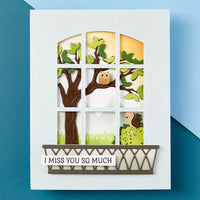 Vista View Window, Windows With A View - Spellbinders Etched Dies By Tina Smith