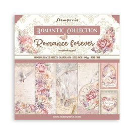 Romance Forever, 10 Designs/1 Each - Stamperia Double-Sided Paper Pad 12"X12" 10/Pkg