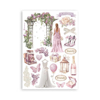 Romance Forever - Stamperia A5 Washi Pad 8/Pkg