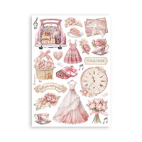 Romance Forever - Stamperia A5 Washi Pad 8/Pkg