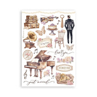 Romance Forever - Stamperia A5 Washi Pad 8/Pkg