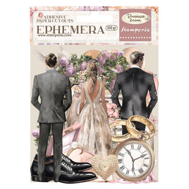 Romance Forever Ceremony Edition - Stamperia Cardstock Ephemera Adhesive Paper Cut Outs