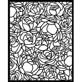 Romance Forever Rose Pattern - Stamperia Stencil 7.87"X9.84"