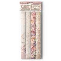 Romance Forever - Stamperia Polyester Fabric 12'X12" 4/Pkg