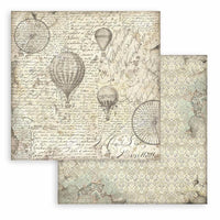 Voyages Fantastiques, 10 Designs, 1 Each - Stamperia Backgrounds Double-Sided Paper Pad 12"X12" 10/Pkg