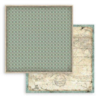 Voyages Fantastiques, 10 Designs, 1 Each - Stamperia Backgrounds Double-Sided Paper Pad 8"X8" 10/Pkg