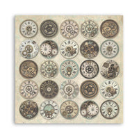 Voyages Fantastiques  -Stamperia Polyester Fabric 12'X12" 4/Pkg