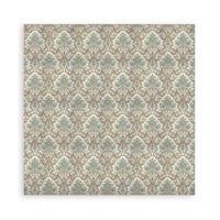 Voyages Fantastiques  -Stamperia Polyester Fabric 12'X12" 4/Pkg