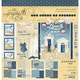 The Beach Is Calling - Graphic 45 Collection Pack 12"X12"