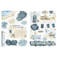 The Beach Is Calling - Graphic 45 Rub-On Transfers
