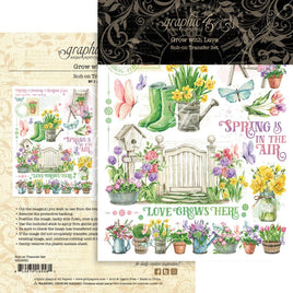 Grow With Love - Graphic 45 Rub-On Transfers