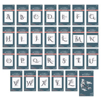 Every Occasion Floral Alphabet - Spellbinders BetterPress Letterpress System Bundle