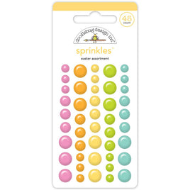 Easter Assortment - Doodlebug Sprinkles Adhesive Enamel Shapes
