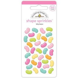 Bitty Beans - Doodlebug Sprinkles Adhesive Enamel Shapes