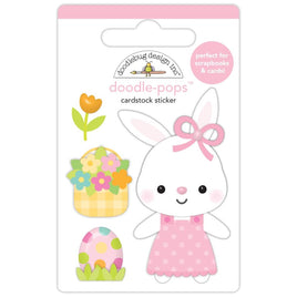 Honey Bunny - Doodlebug Doodle-Pops 3D Stickers