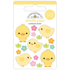 Springtime Peeps - Doodlebug Doodle-Pops 3D Stickers